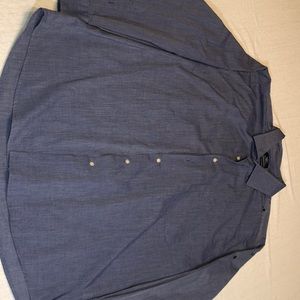 Dockers XL Blue Button Up Shirt